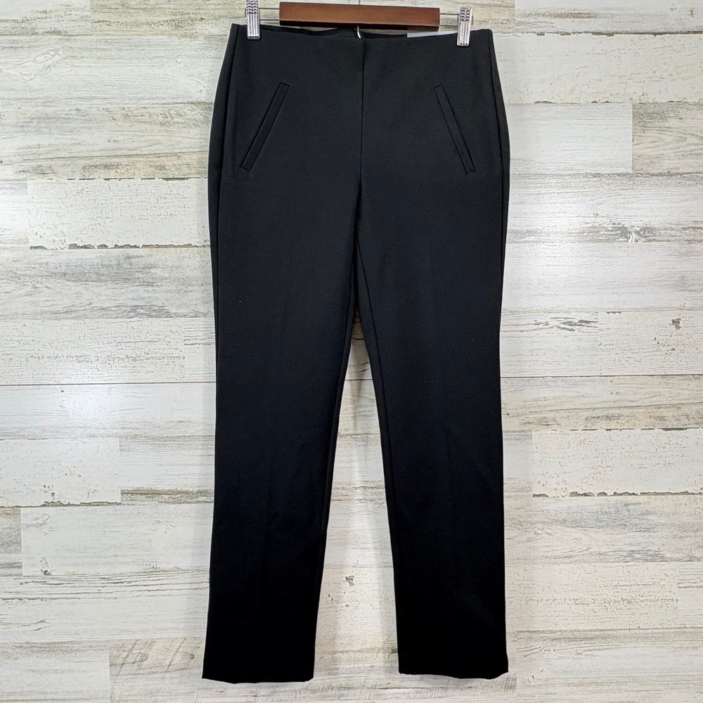 Chico's Juliet Slim Leg Pants Womens 00 US 2 Black NEW So Slimming 360 Corpcore